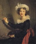 Elisabeth-Louise Vigee-Lebrun Self-Portrait china oil painting artist